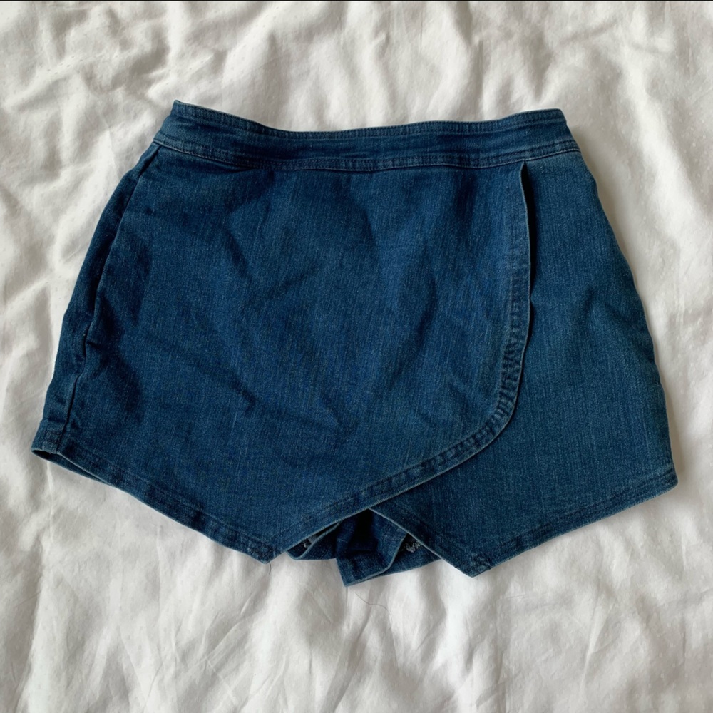 Denim Skort